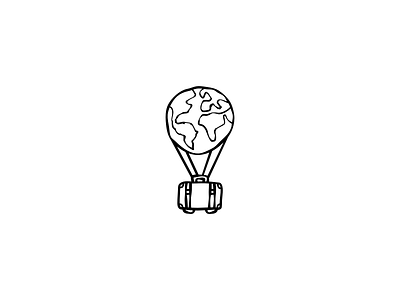 Earth Balloon balloon earth map travel wolrd