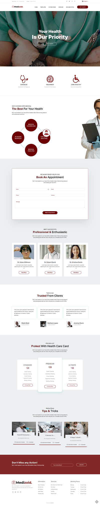 Medizoid - Health Care HubSpot Theme clinic hubspot theme doctor appointment hubspot theme health care hubspot theme hospital hubspot theme medical hubspot theme medical service hubspot theme responsive clinic hubspot theme