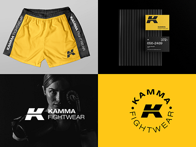 KAMMA FIGHTWEAR brand brand identity brand process branding davor butorac dbworkplay design icon lettermark logo logo design logo designer logo inspiration logo process logomark logotype monogram symbol visual identity