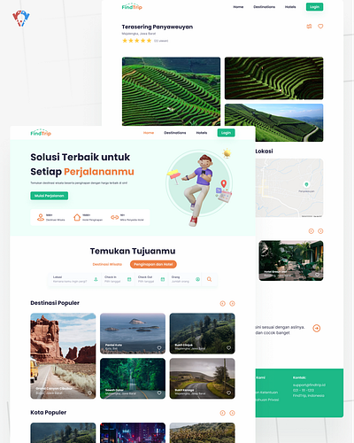 Travel Information Website branding travel ui ui ux website design