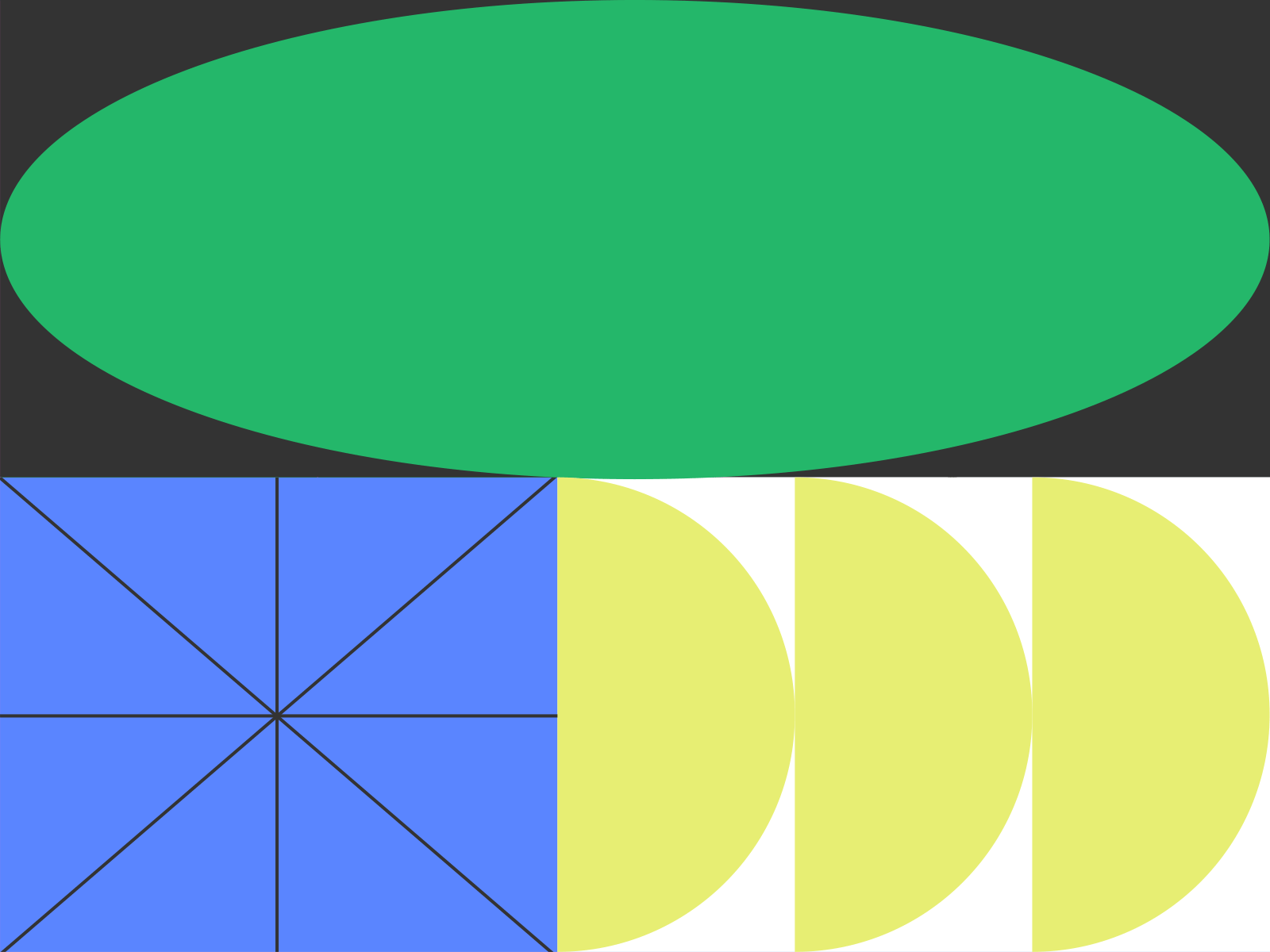 Shape & Color Study circle color composition doodle exploration geometric geometry gif lines oval personal project play shape sketch study triangle