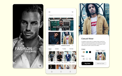 Inktober 2021 - Suit | Ecommerce App adobexd animation branding ecommerce fashion figma graphic design inktober2021 landingpage minimal model shoppingapp suit ui uxdesign