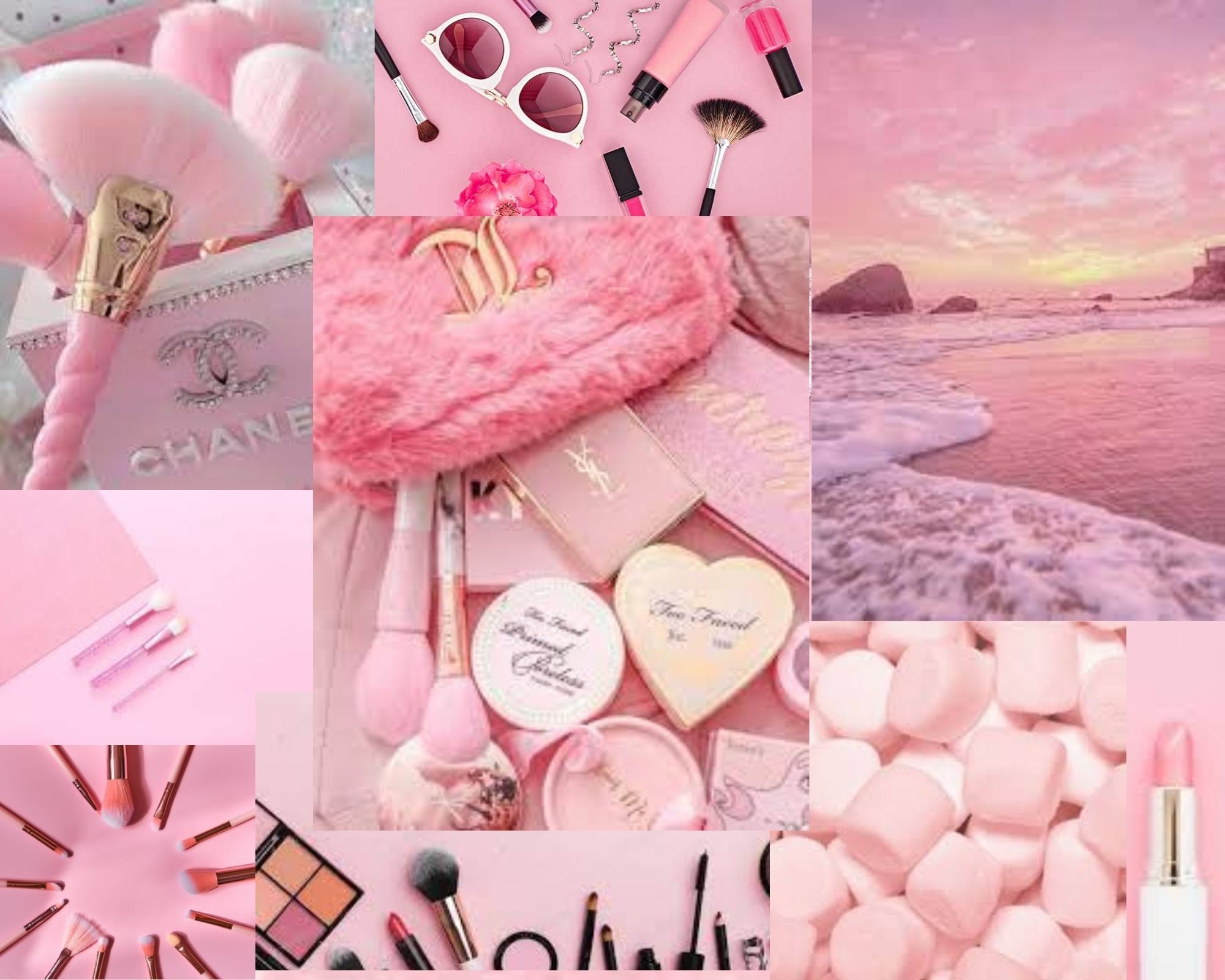 Aesthetic Cute Makeup Wallpaper. by Shehlina Khan on Dribbble, image size:2000x1600