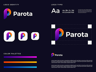 P modern logo appicon branding brandmark businesslogo design gradient p logo gradientlogo icon letter p logo logo p appicon p icon p letter logo p logo p modern logo p typography