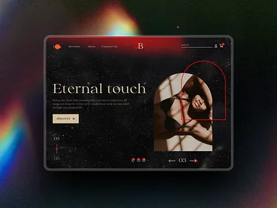 lingerie shop afroamerican banner body bra eccomerce grlpwr landing lingerie selfcare shop ui ui ux design women