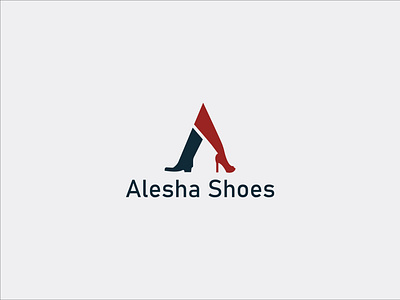 Alesha Shoes Letter A Logo alesha logo alesha shoes logo best logo branding coloring logo design illustration logo minimal shoes logo typography ui ux vector