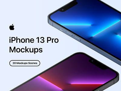 iPhone 13 Pro - 20 Mockups Scenes - PSD 13 mockup apple device display iphone iphone 13 iphone 13 mockup iphone 13 pro iphone 13 pro mockup iphone mockup mobile mock up mockup phone psd screen sierra blue smartphone