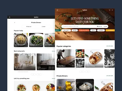 Kaiten Web Design brand branding business catering design food food makers graphic design identity design interface logo marketing marketplace ui user experience user experience design ux web design web marketing website