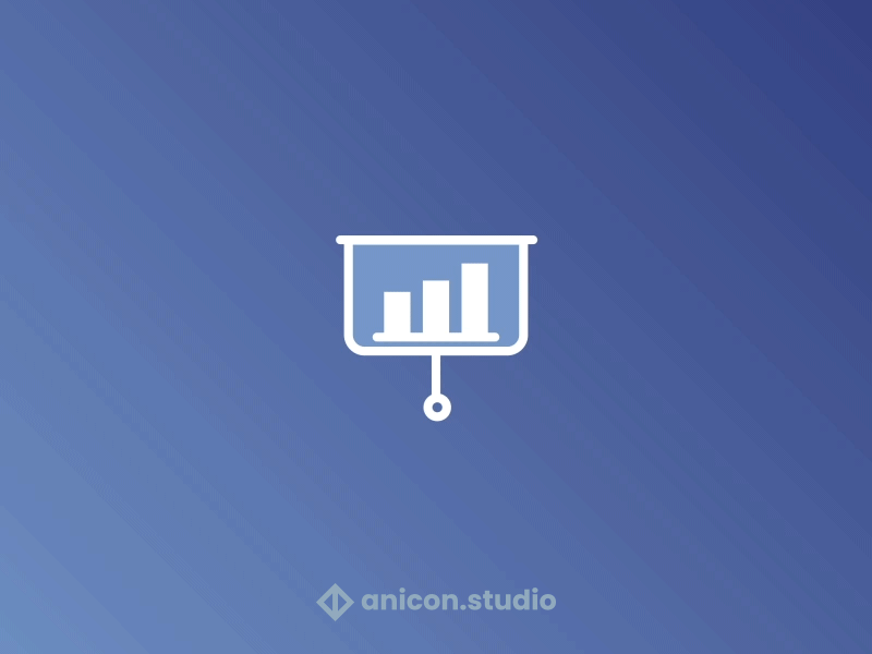| Presentation on another level! | anicon anicon.studio animated logo animation business chart design finance financial graphic design icon json logo lottie lottie animation presentation profit revenue statistics ui