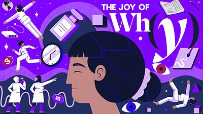 Quanta Magazine - The Joy of Why colour design dreams editoral editorial illustration illustration print science