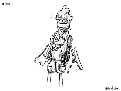Inktober 2021 • Suit art drawing inktober inktober2021
