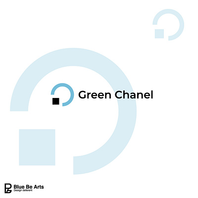 Green Chanel minimalist logo design branding graphic design logo