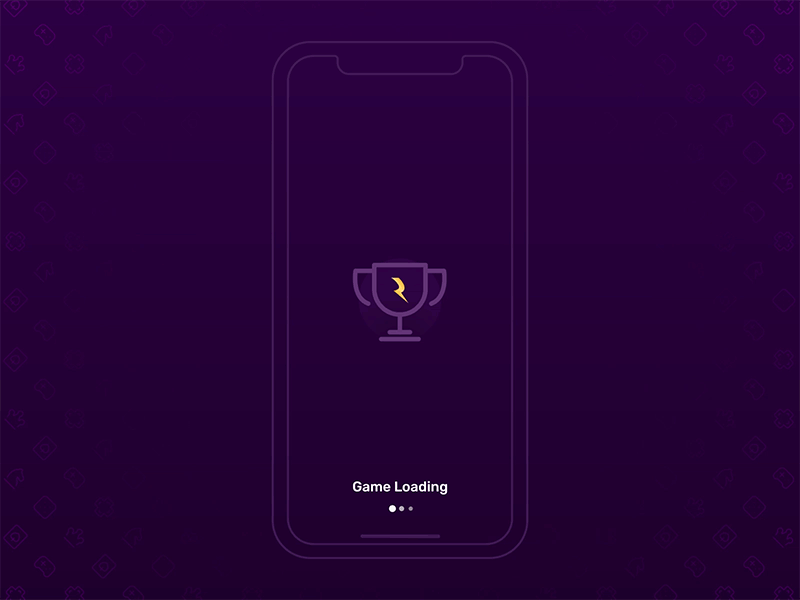 Rush- Game Loader animation games loader motion design ui ux