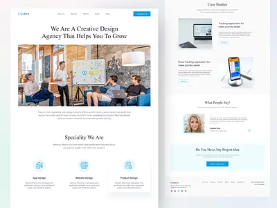 Digital Design Agency agency clean design design agency digital agency dribbble best shot homepage jannat uiux landing page landingpage popular seo trending typography ui uiux ux web website website design