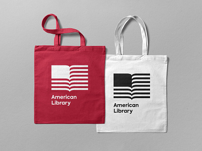 American Library Branding branding canvas bag design download freebie identity logo mockup notebook psd stationery t shirt template typography