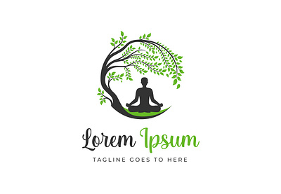 Yoga Logo Design, Meditation logo, Weight loss logo fitness logo designer