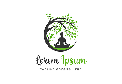 Yoga Logo Design, Meditation logo, Weight loss logo fitness logo designer