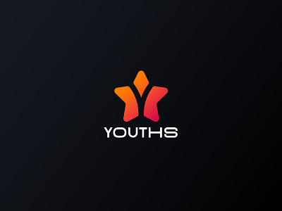 Youth club Y letter icon logomark abstract logo brand mark colorful logo gradient logo icon logo logo design logo mark organization logo youth logo