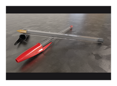 BIC pen tribute 3d 3d graphics branding graphic design modelling rendering