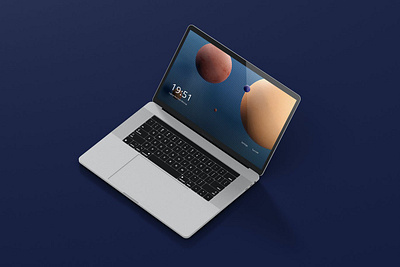 Laptop Screen Mockup abstract clean device display laptop mac macbook mockup phone phone mockup presentation realistic simple smartphone theme ui ux web webpage website