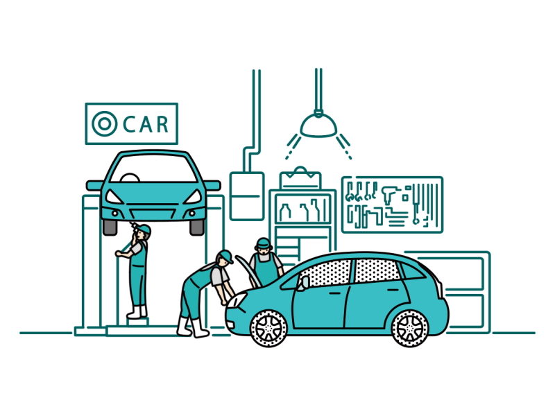 Mechanic Refused {gif} 2d after effects animated gif animation character gif line art motion graphics rigging toon boom harmony