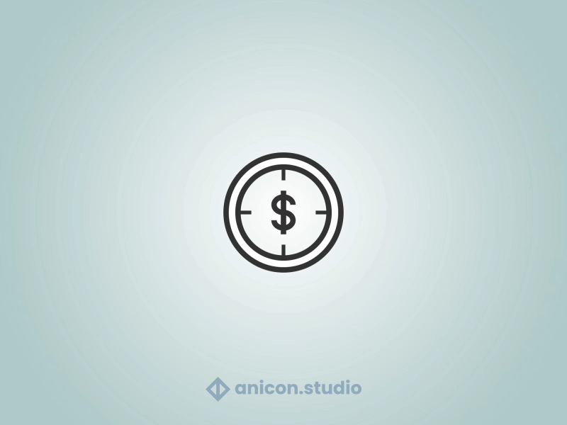 | Keep the change | aiming anicon animated logo bank business change coin graphic design icon json logo lottie money motion graphics profit revenue scope shot snyper work