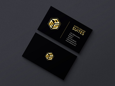 Austin Edward Suites - Luxury, Simple Business Card Design branding design typography