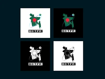 BHTPA Logo, Branding & Identity Design Concept bangabandhu bangladesh bhtpa branding design govt company logo graphic design illustration logo sheikh mujibur rahman tech logo concept vector