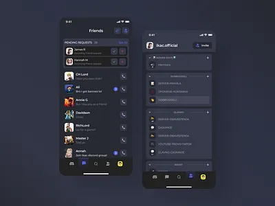 Discord App Redesign design discord mobile mobile app mobile design trend ui ui design uidesign uiux ux uxdesign