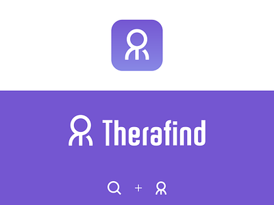 Find a therapist app icon app app icon design find icon icons illustration logo magnifying glass minimal minimalism minimalist search therapist therapy vector