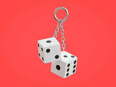 Game Icon Challenge: 09 Dice 3d blender creative cute dice icon illustration inspiration stylized