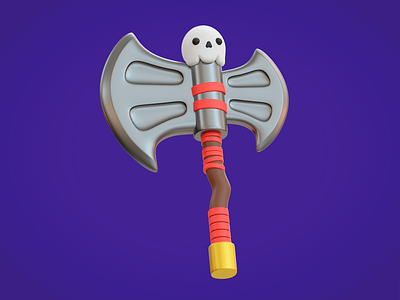 Game Icon Challenge: 10 Axe 3d axe blender creative cute icon illustration inspiration stylized