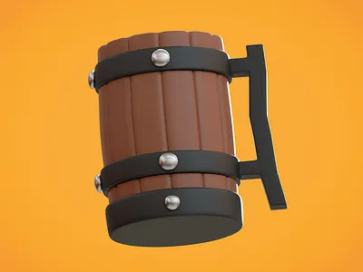 Game Icon Challenge: 07 Jar 3d blender creative cute icon illustration inspiration jar stylized