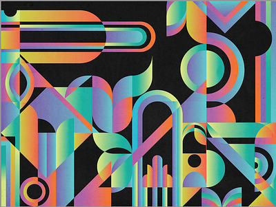 Colour abstract color colorful colour geometric gradient illustration illustrator pattern shapes trippy vector