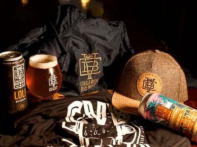 Breaker's Beach IPA in the Wild apparel beer beverage brand branding design digital graphic design illust illustration logo mockup product design vector