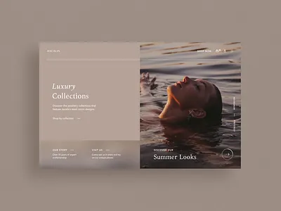 Jocalia Jewellery Boutique design ecommerce fashion jewellery minimal online store typography web design website