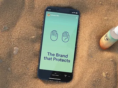 PalmPalm Branding billboard branding clay design graphic design instagram logo multi shot palmpalm social media stories