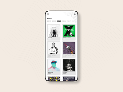 #DailyUI 63: Best of 2015 063 63 app bestof2015 dailyui dailyui063 dailyui63 design figma musicplayer ui