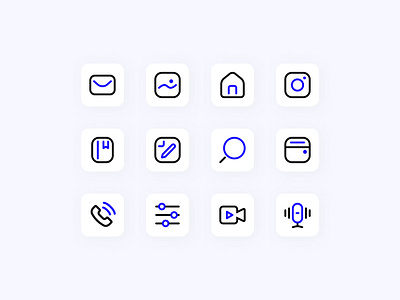 Mobile App Icon Set design icon icon set icondesign icons ui