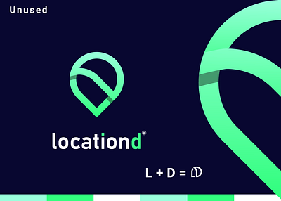 LocationD branding combination logo creative logo design d latter design icon identity latter logo idea ld latter ld latter logo location location d logo logo creation logo design logo design idea logo idea minimal modern logo unique logo