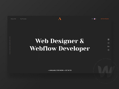 🥷🏻 Product Designer Portfolio : : Webflow Website animation branding design desktop freelancer mobile ui webflow website