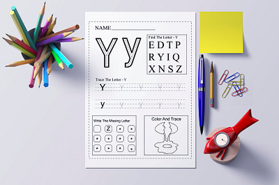 Kdp Alphabet Handwriting Interior Bundle