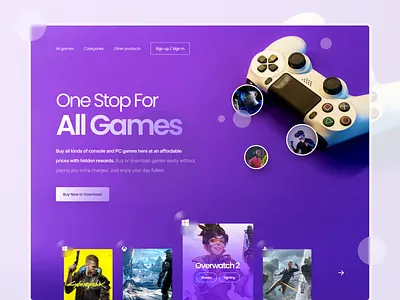 Gaming shop UI black branding clean gaming landing page layout lettering minimal modern simple typography ui ui design uidesign uiux ux vector web web design website