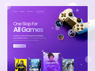 Gaming shop UI black branding clean gaming landing page layout lettering minimal modern simple typography ui ui design uidesign uiux ux vector web web design website