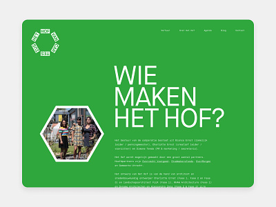 Hof van Cartesius design development typography ui ux website