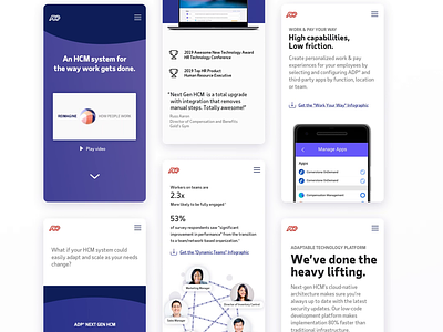 ADP Next Gen - Payroll & Hr Management adp branding dashboard design hr software illustration mobile mobile site payroll quickbooks responsive web ui visual design