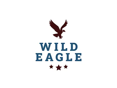 Gaming Logo with Flying Eagle | Turbologo african animals bird brand design branding design eagle flying graphic design hawk hunting and fishing illustration logo logo design osprey retail typography ui ux vector