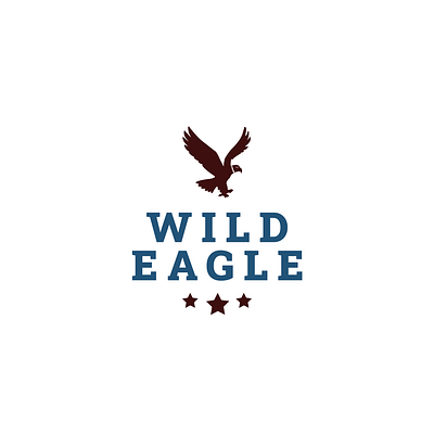 Gaming Logo with Flying Eagle | Turbologo african animals bird brand design branding design eagle flying graphic design hawk hunting and fishing illustration logo logo design osprey retail typography ui ux vector