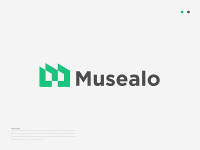 Musealo Logo - M letter Logo - Monogram Logo a b c d e f g h i j k l m brand brand identity branding creative logo icon identity logo logo designer logo mark logodesign logos mark minimalist logo modern logo monogram n o p q r s t u v w x y z symbol typography visual identity