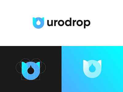 U+Water Drop Logo Design Concept abstract app icon brand identity branding drop logo letter logo letter mark logo logo design mark modern modern logo oil professional startup symbol tech logo u logo visual identity water drop